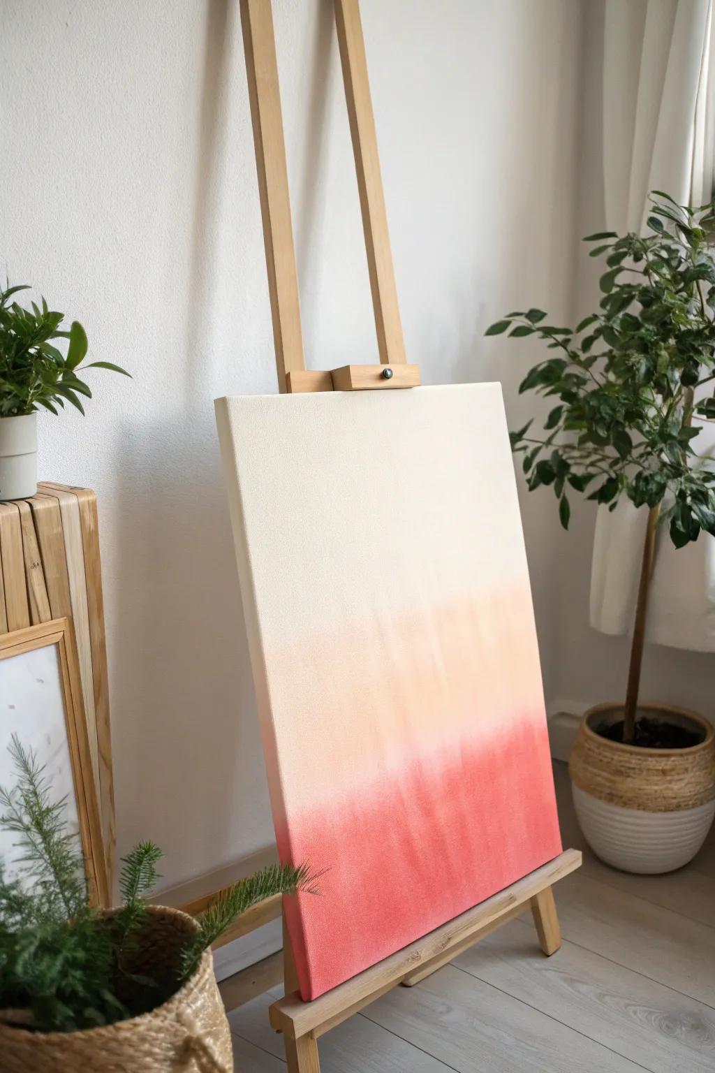 Discover the unexpected charm of a subtle ombre with a bold pop of color. #CreativeSurprise