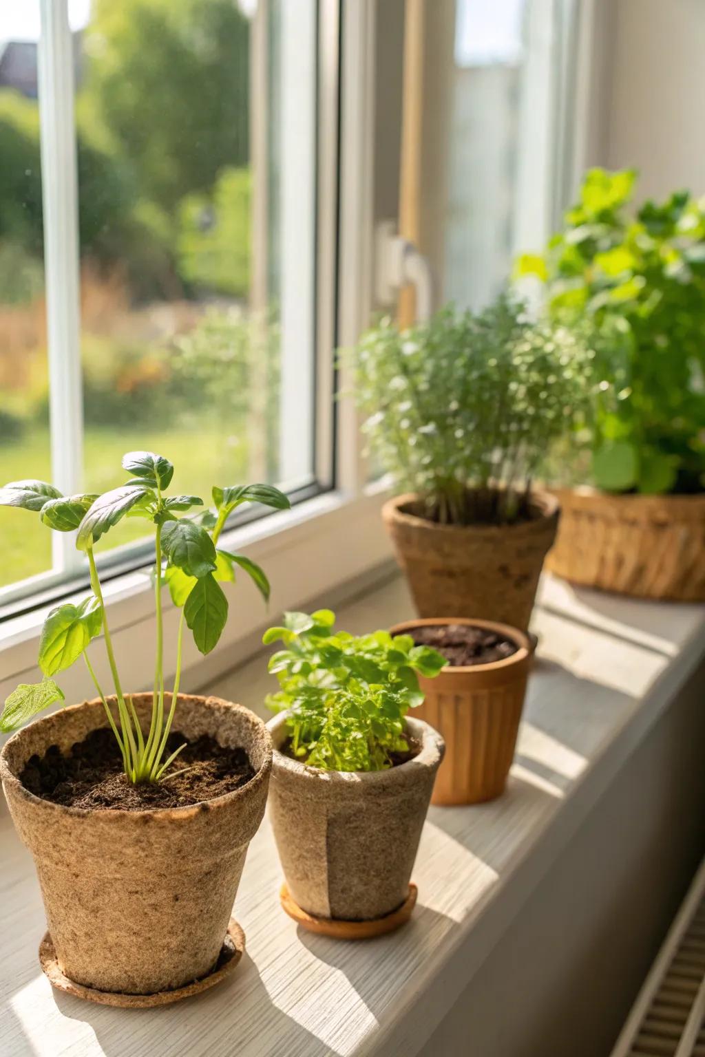 Grow your own flavors with a DIY herb garden kit.