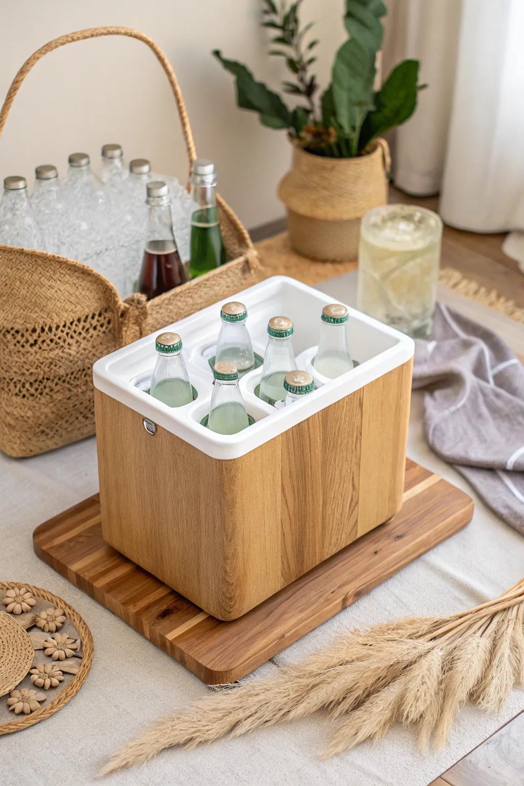 Cool your space with style and sustainability: Discover the elegance of a zero electricity cooler.