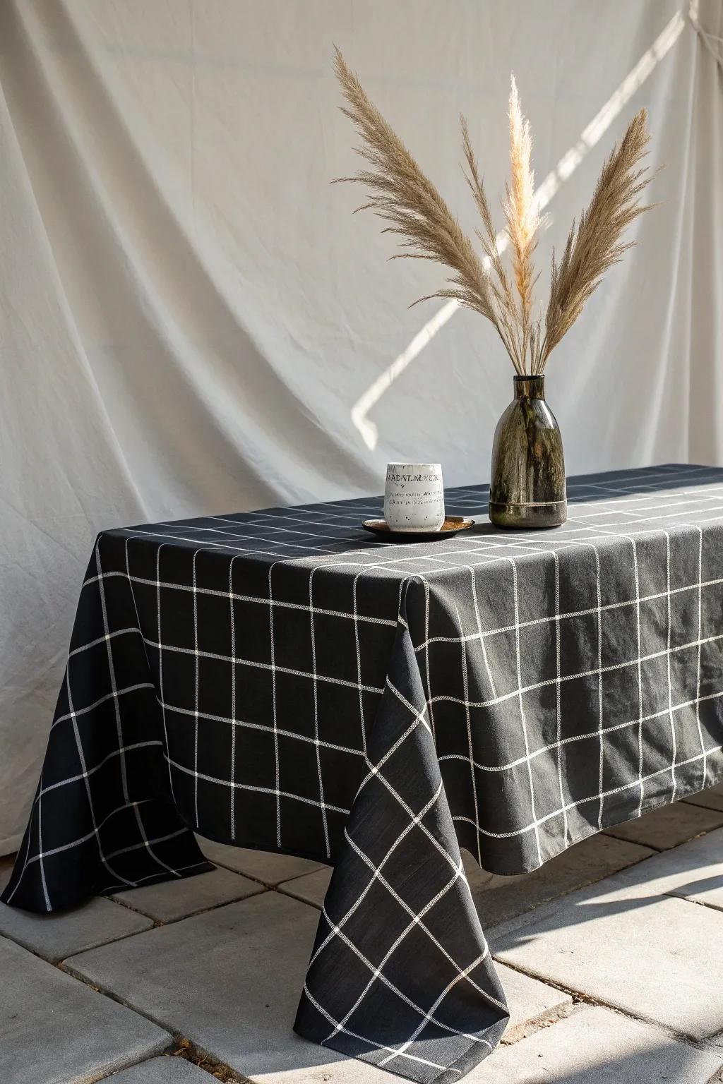 Elevate any space with a timeless black and white backdrop that exudes elegance and versatility.