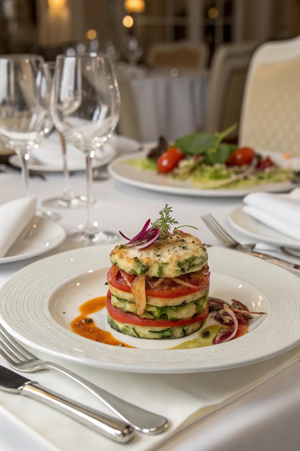 Hidden layers add an element of surprise to the dining experience.