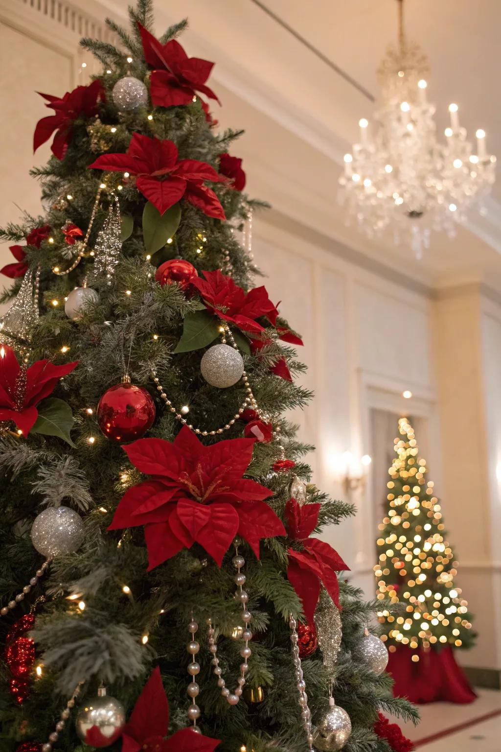 Combine vintage glam and crystal accents for a dazzling tree.