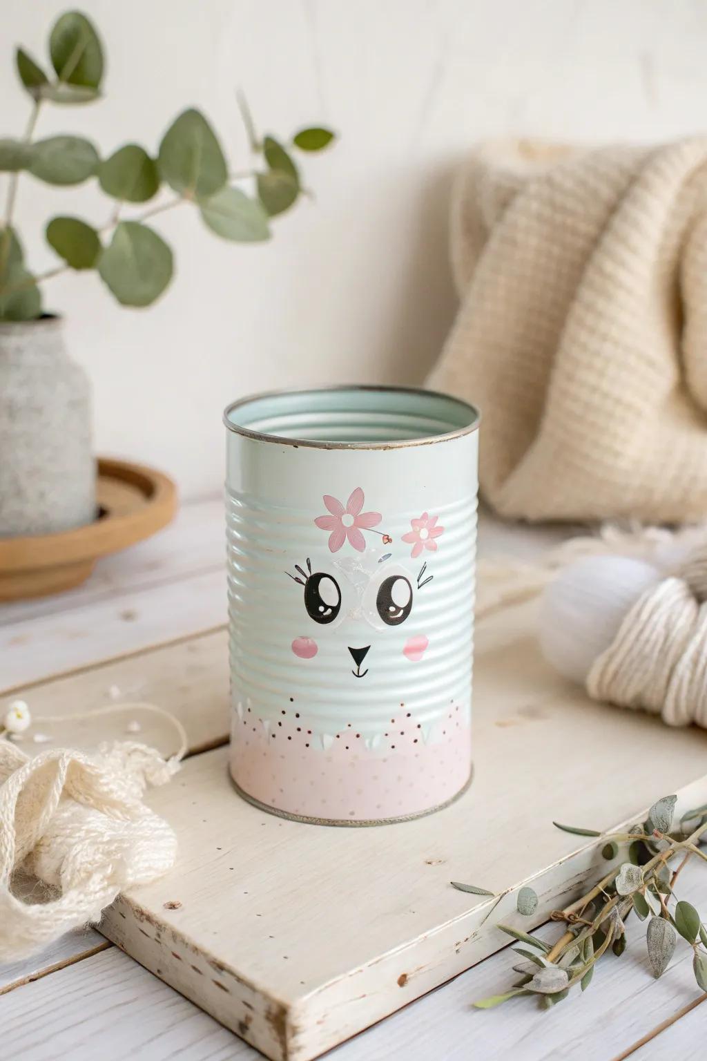 Transform ordinary tin cans into whimsical creatures with a touch of paint and creativity. Perfect for little hands and big imaginations!