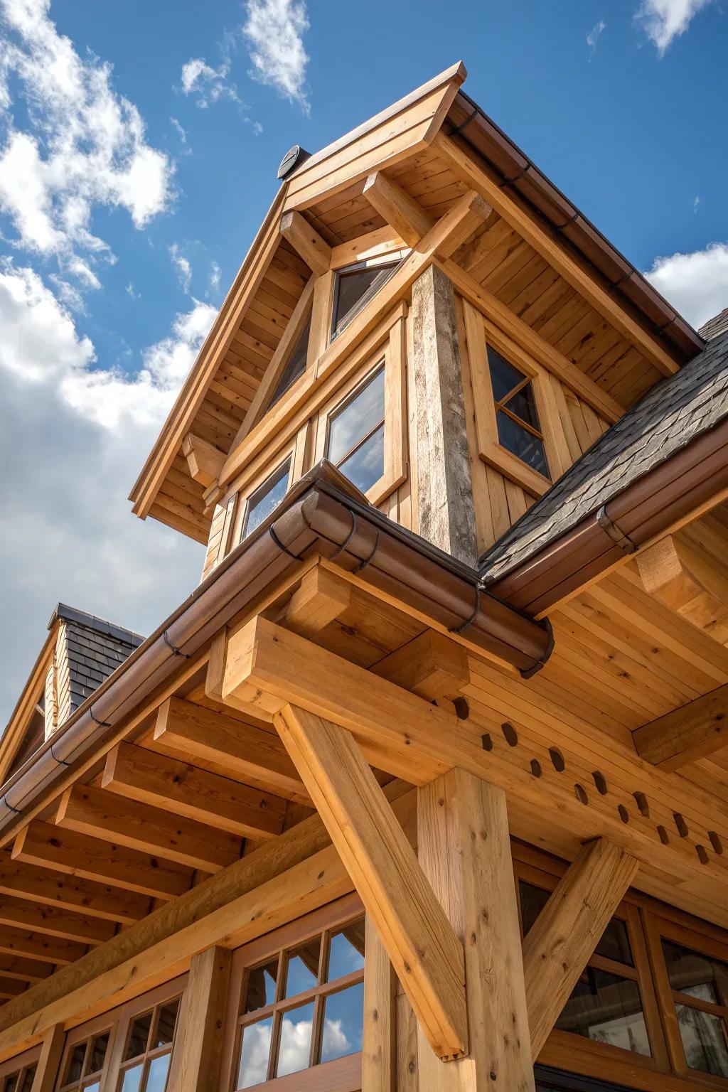 Experience the elegance of craftsmanship with a monitor roof, perfect for inviting natural light into your space.