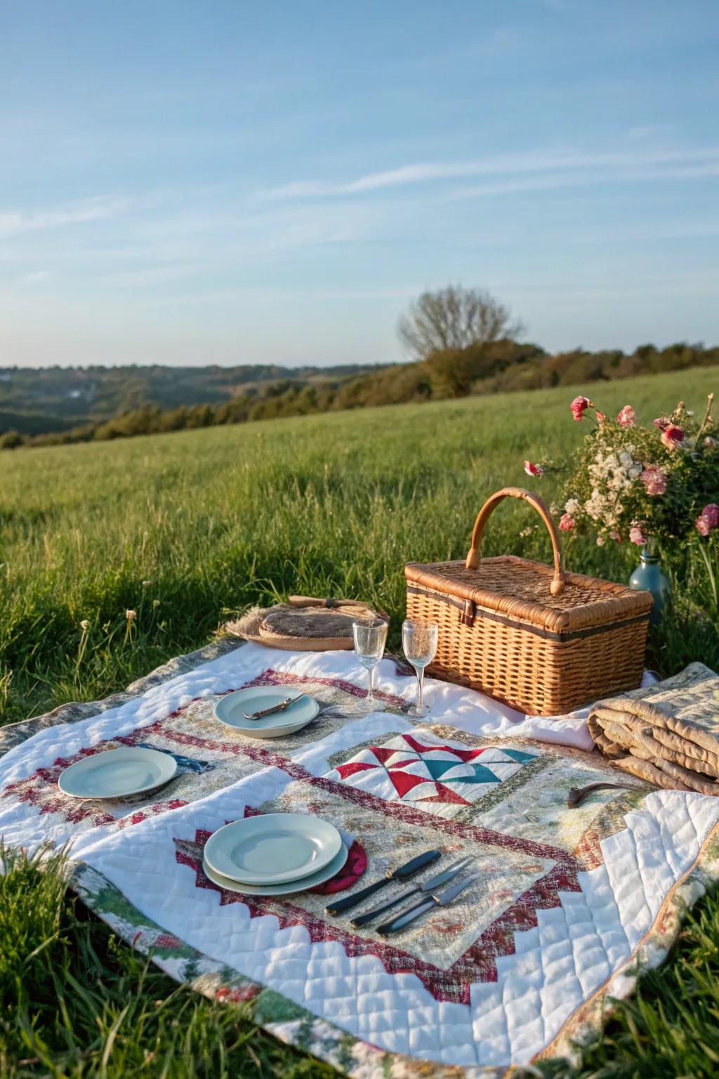 Perfect Picnic Quilt: A charming outdoor companion.