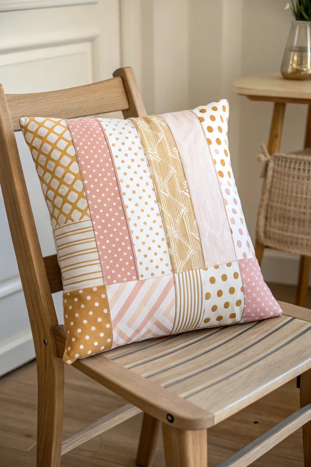 Embrace playful elegance with patchwork patterns that bring joy and simplicity to your space.