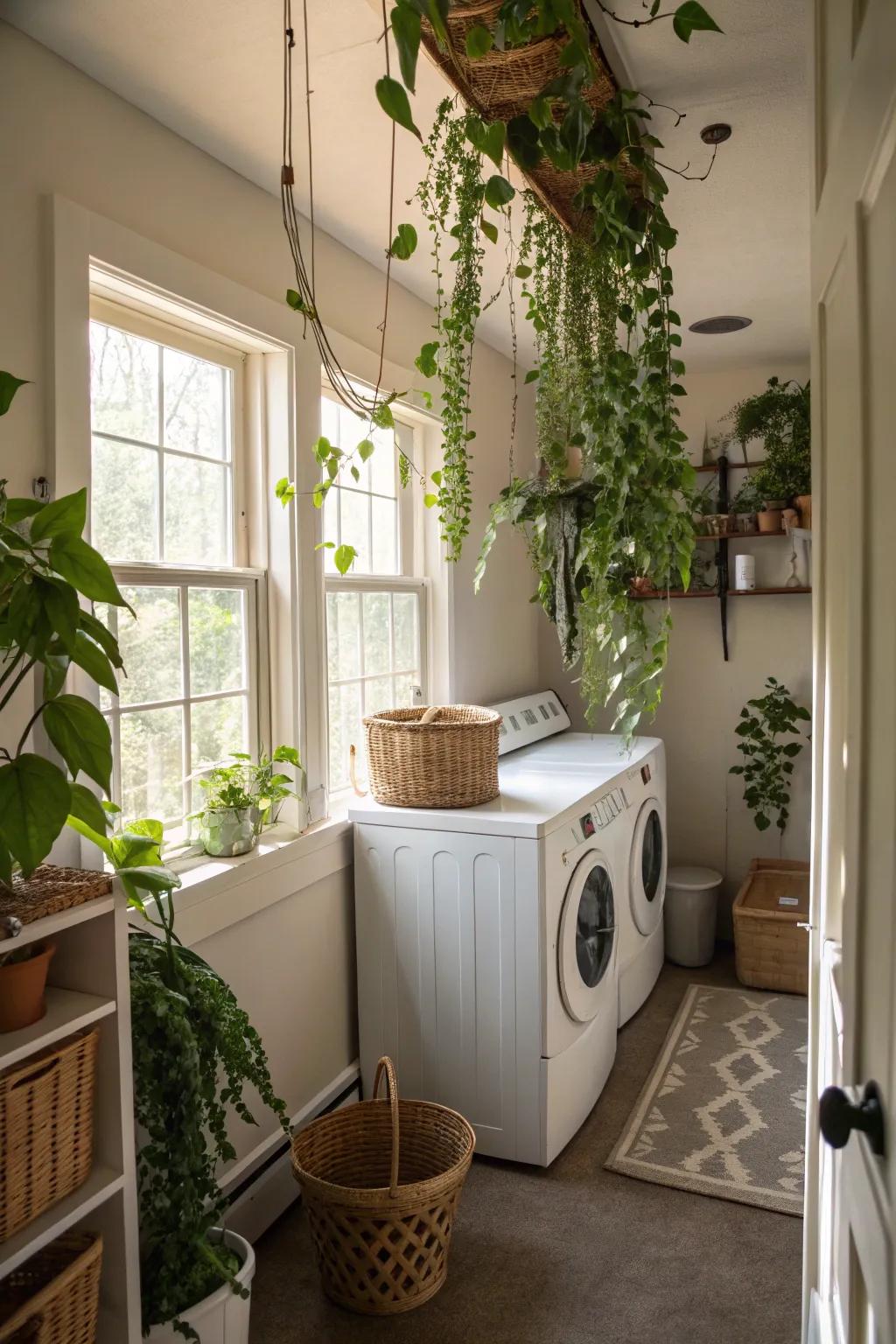 Plants bring a touch of nature indoors.