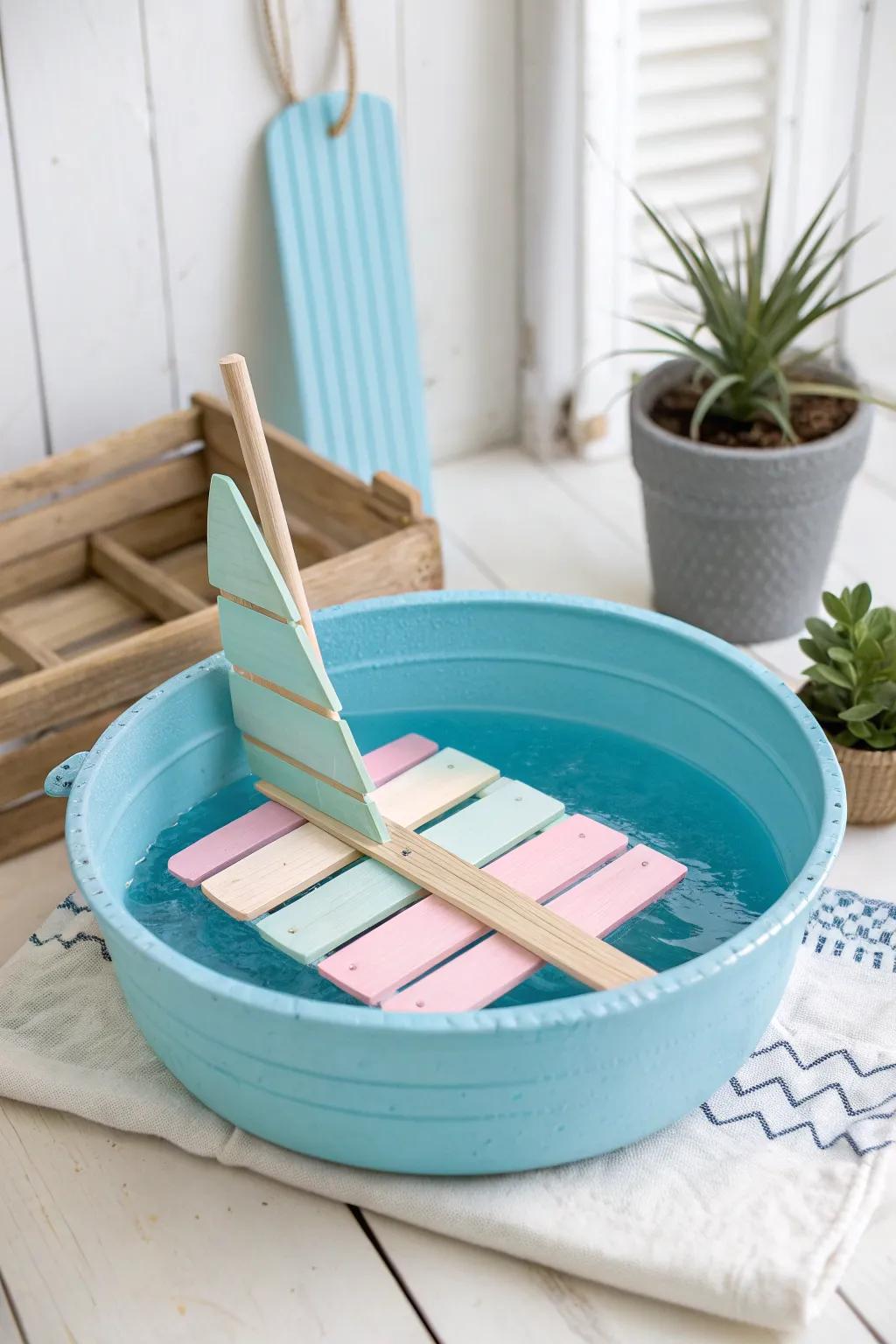 Set sail on a charming adventure with these delightful popsicle stick boats—where simplicity meets creativity!