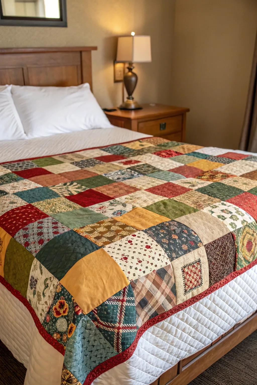 Wrap yourself in stories with a handcrafted memory quilt.