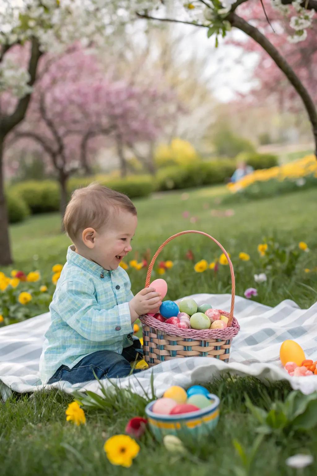 Easter picnic fun in the sun.