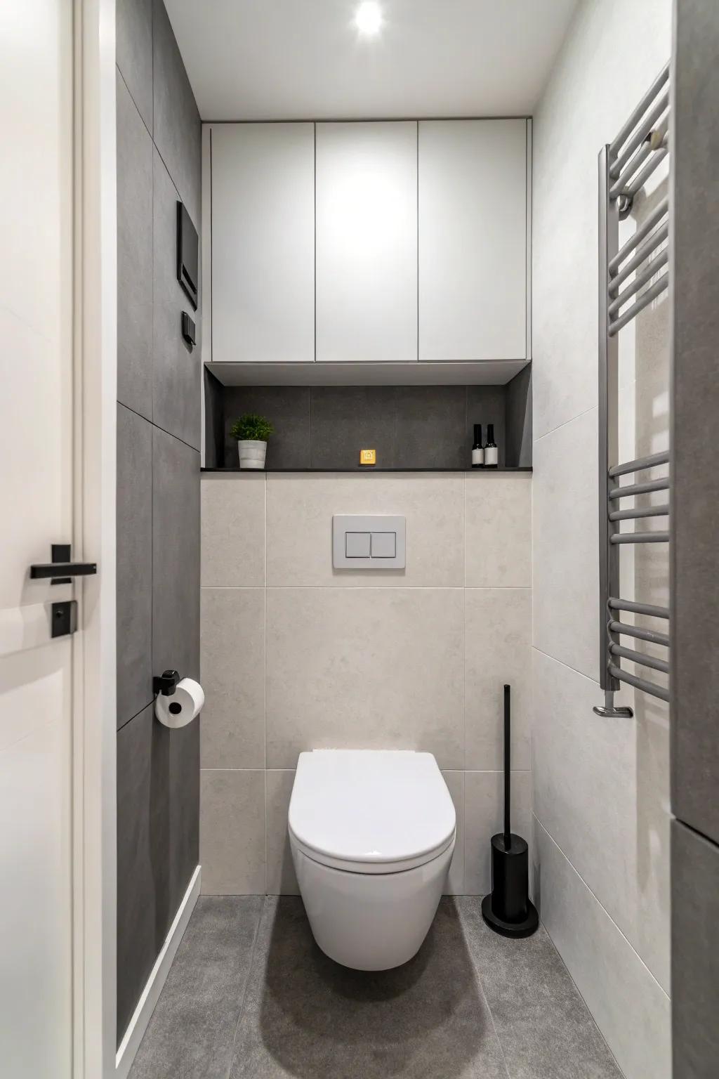 Hidden cisterns create a clean and minimalist bathroom appearance.