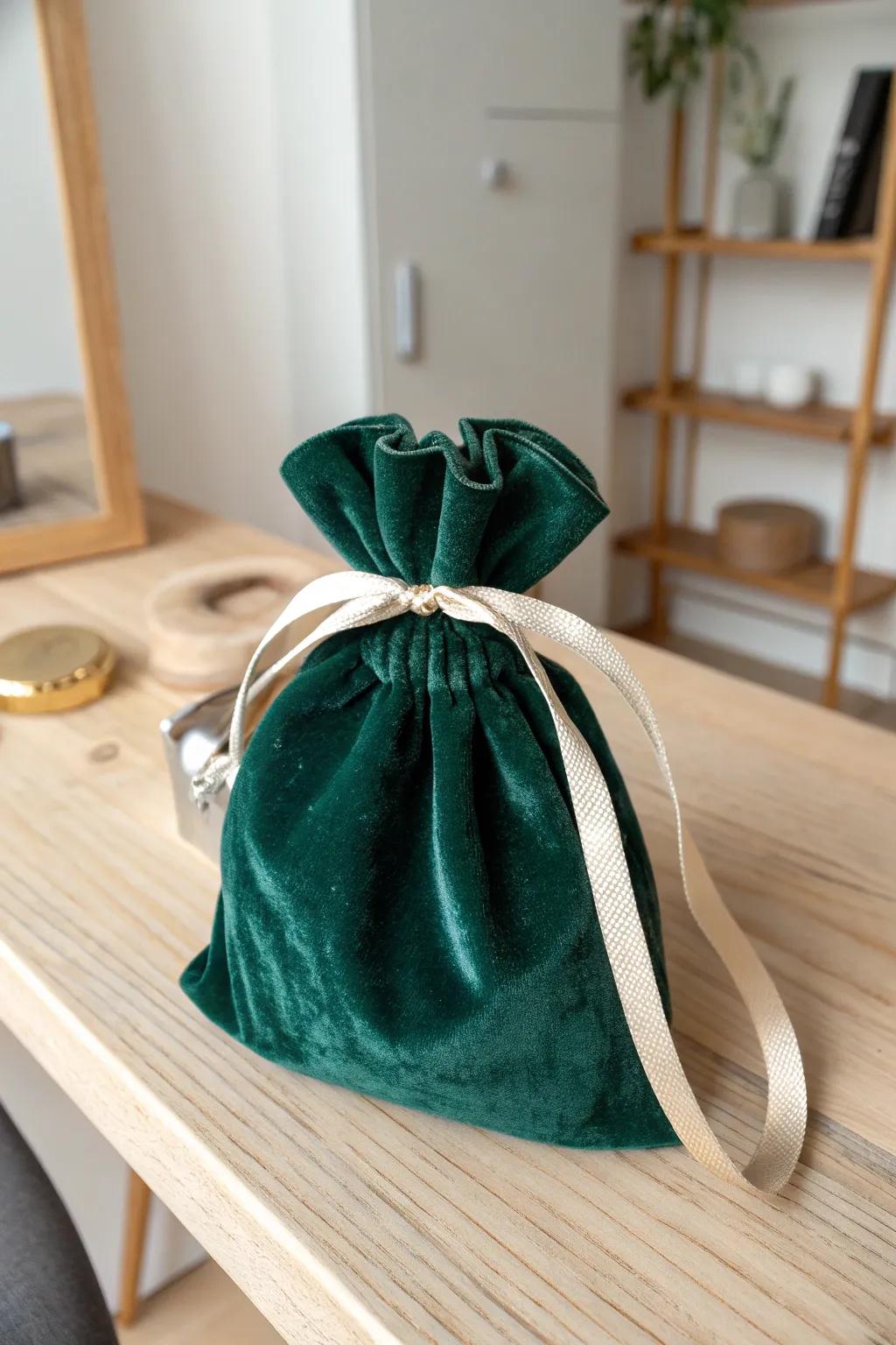 Luxurious velvet adds a touch of magic to the tooth fairy's visit. ✨🦷 #ToothFairyBag #VelvetCharm