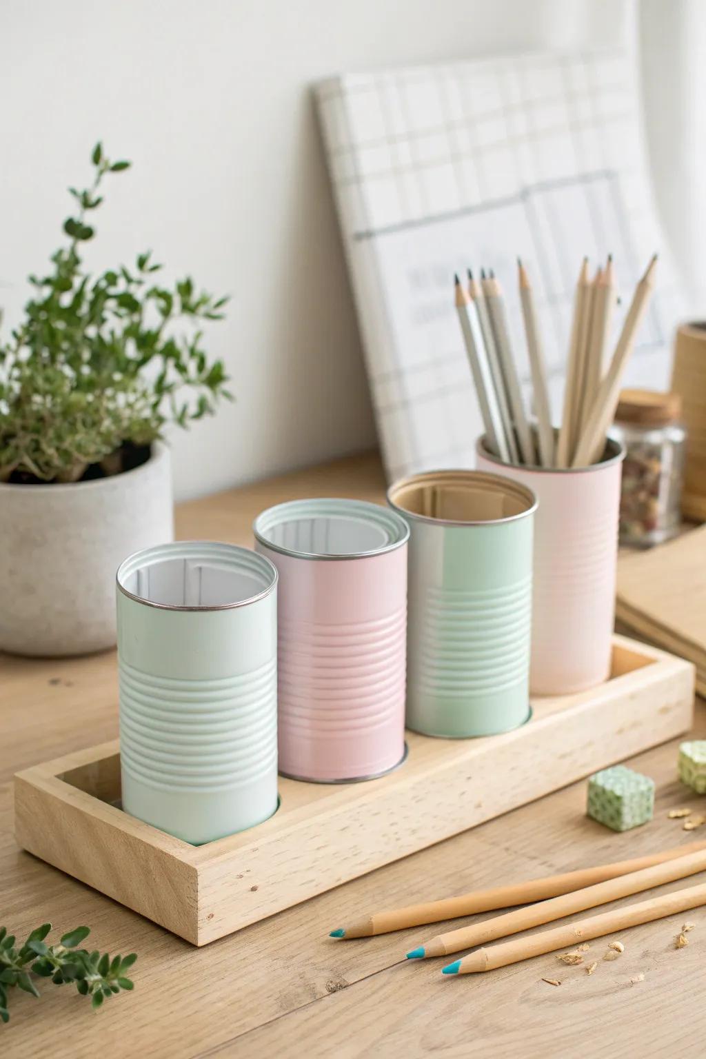 Transform everyday items into elegant desk organizers—where simplicity meets style.