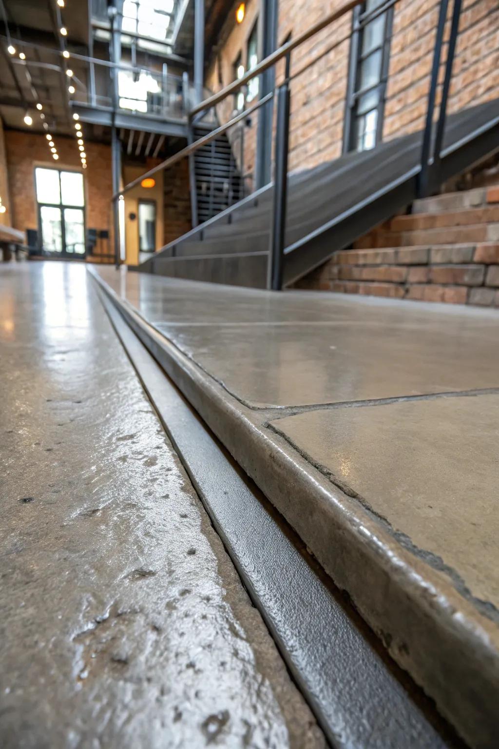 Elevate your space with the raw elegance of concrete ramps, perfect for an industrial vibe.