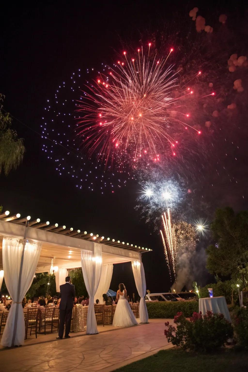 Spectacular fireworks to surprise and delight your wedding guests