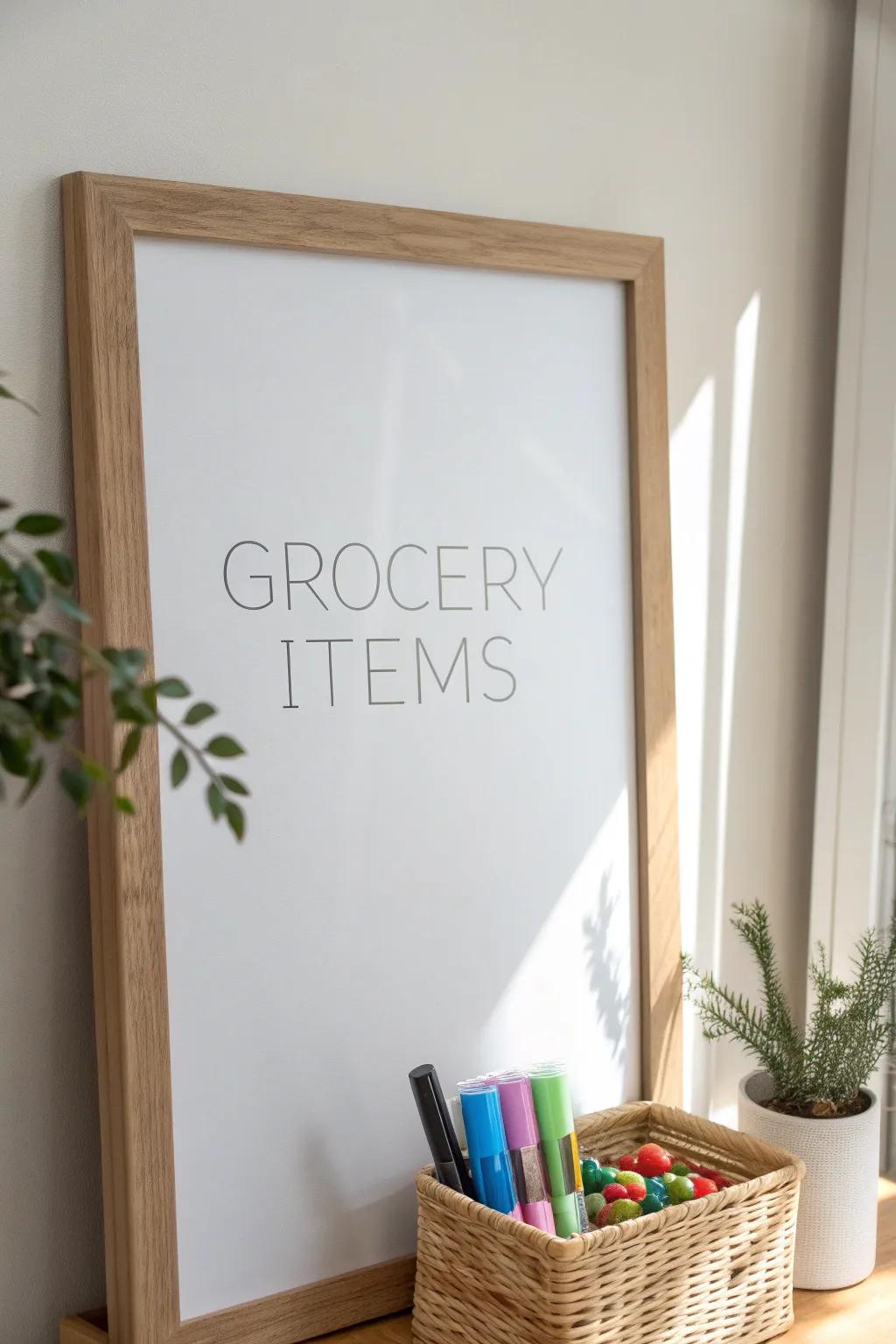 Elevate your grocery planning with minimalist elegance. 🌿✨ #ScandinavianStyle #BohoChic