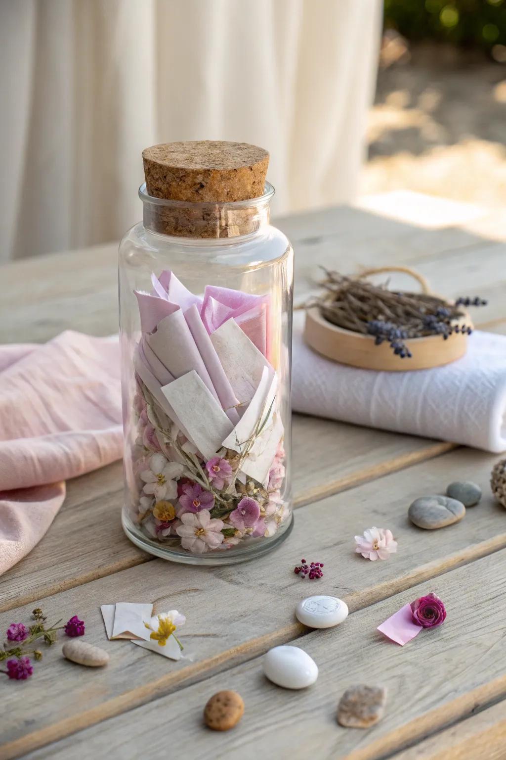 Unlock memories and magic with your own time capsule jar.