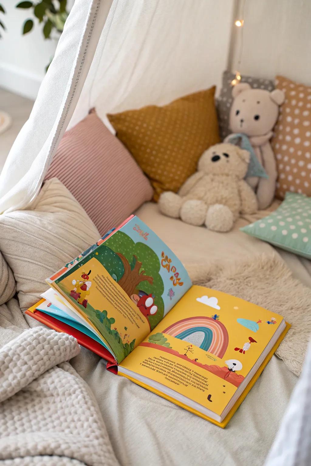 Discover surprises on every page with a playful peekaboo book.