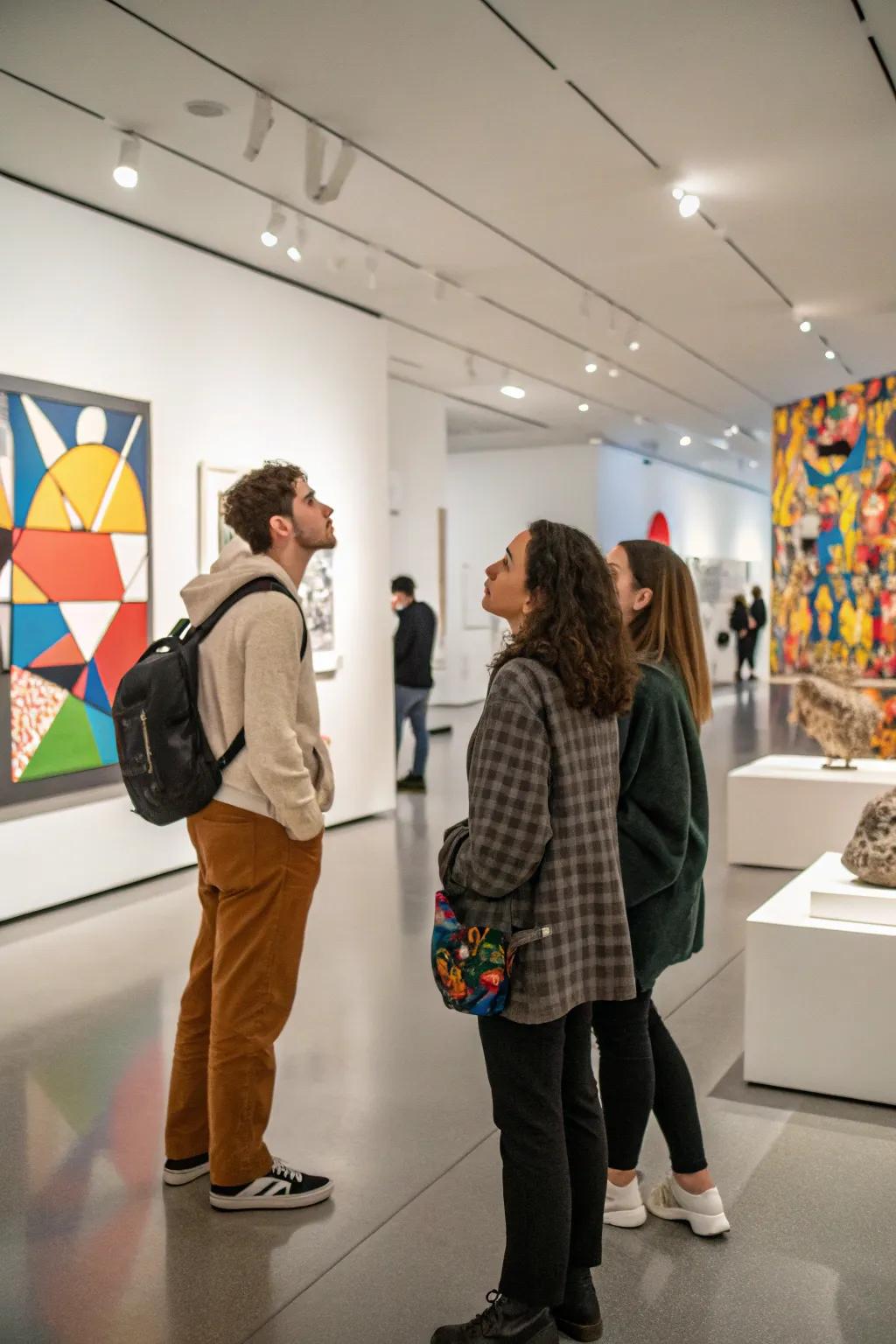 Immerse yourself in creativity with an art gallery tour.