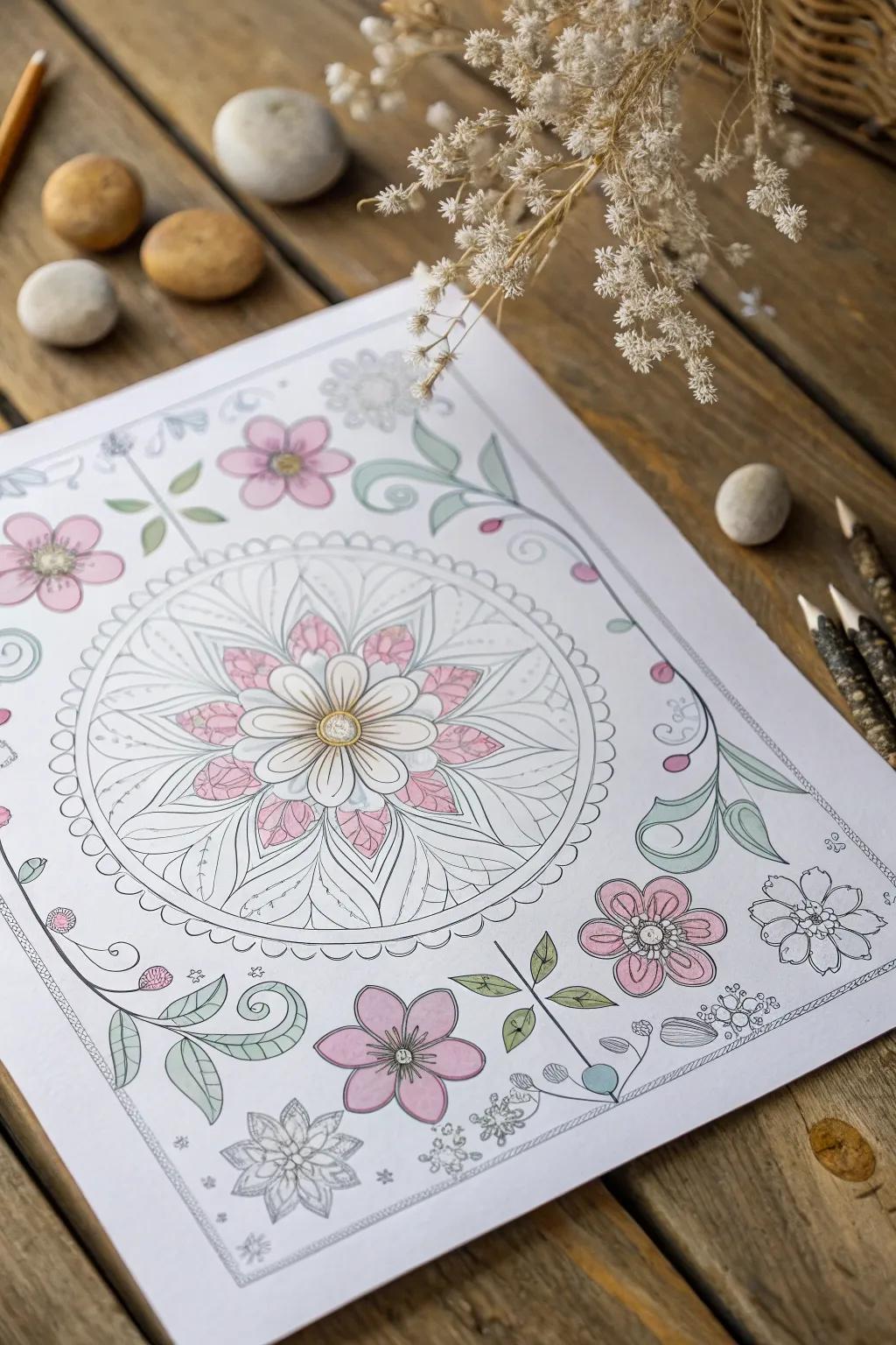 Capture the essence of seasons in every stroke—where winter meets spring in timeless beauty.