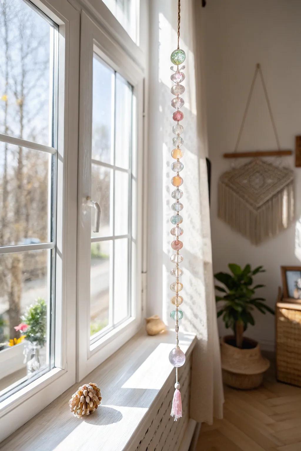 Capture the magic of sunlight with a DIY suncatcher—where simplicity meets enchanting color play.