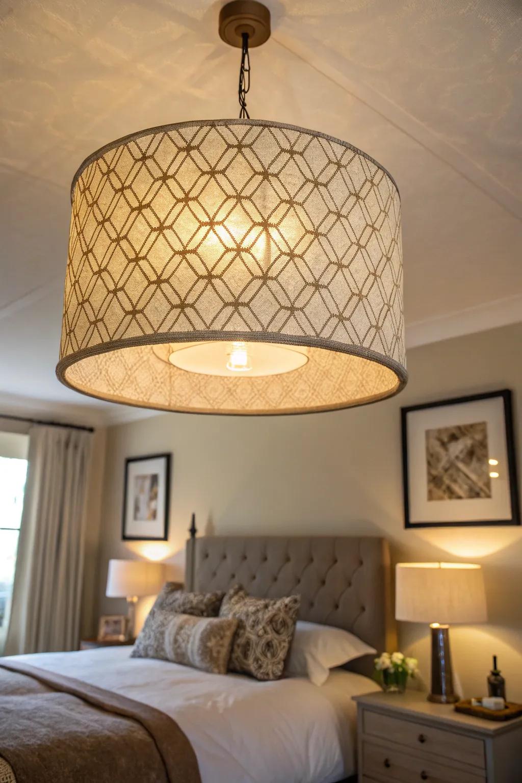 Textured shades provide depth and dimension to your lighting.