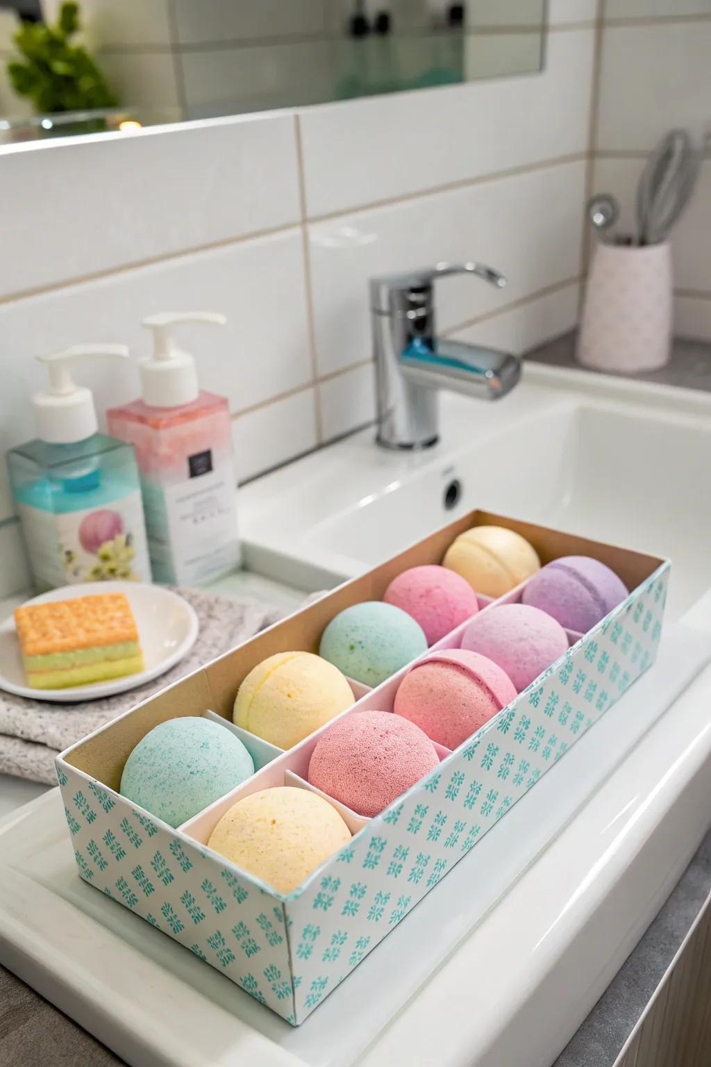 Relax and unwind with DIY bath bombs.