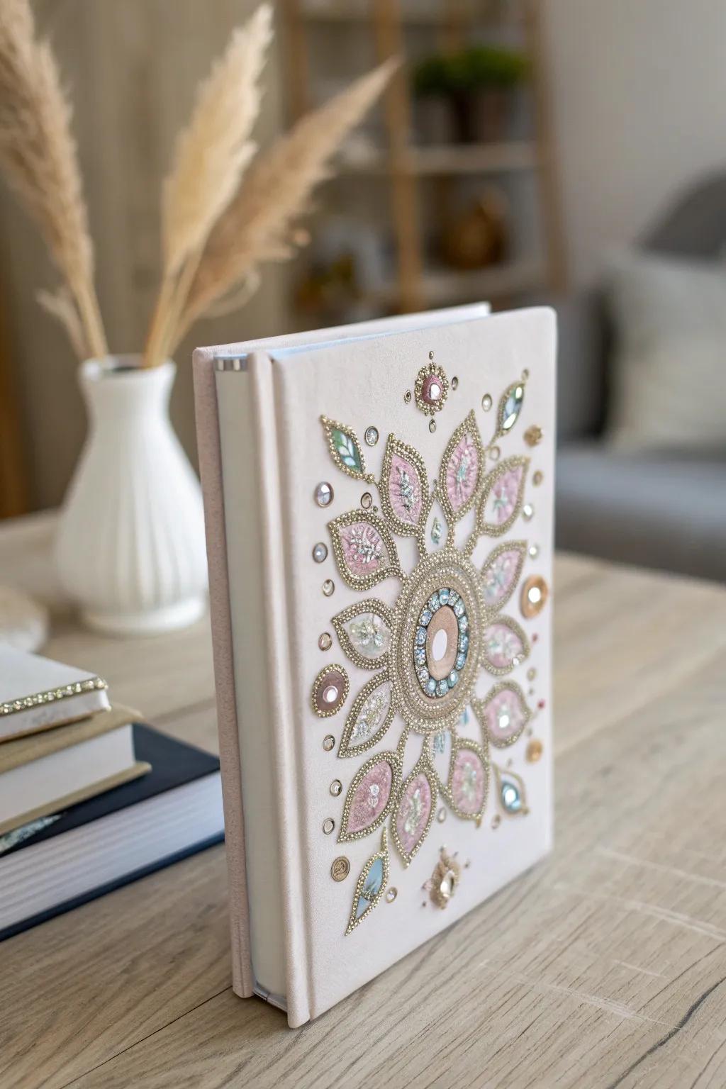 Elevate your bookshelf with a touch of sparkle and elegance. Discover the art of Bejeweled Book DIY.