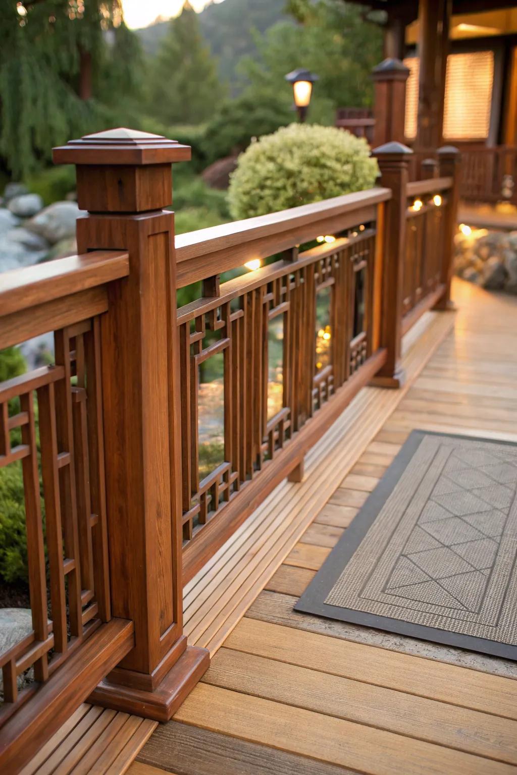 Craftsmanship meets safety: Elevate your deck with style and security.