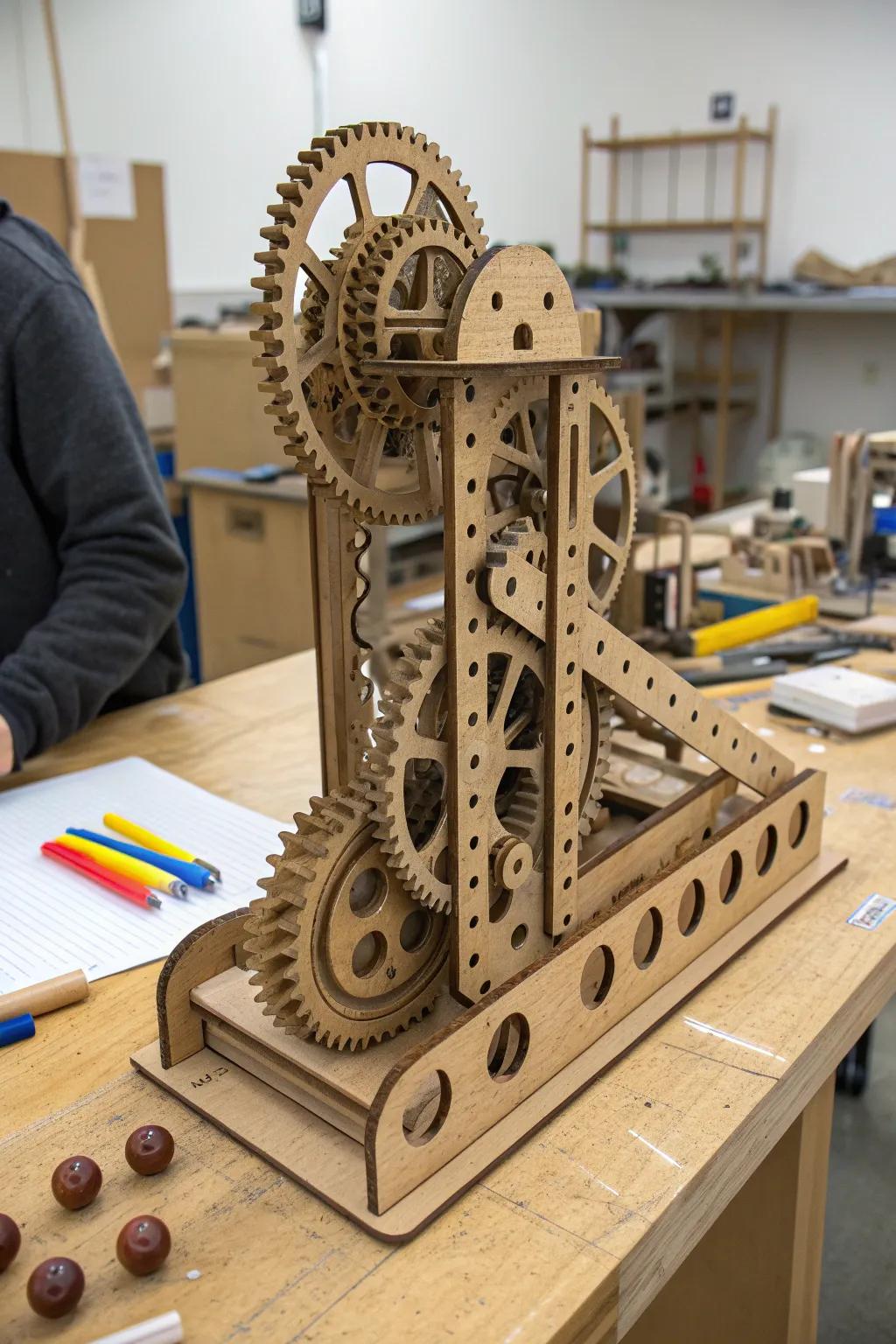 Master the Art of Play: A Cardboard Kinetic Sculpture That Mesmerizes with Every Spin.