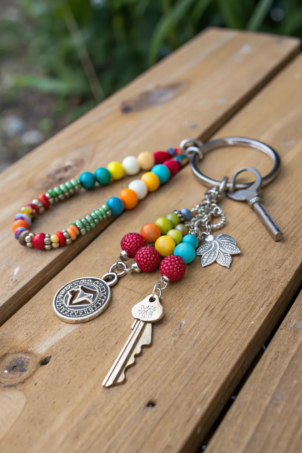 Crafted keychains to add a personal touch