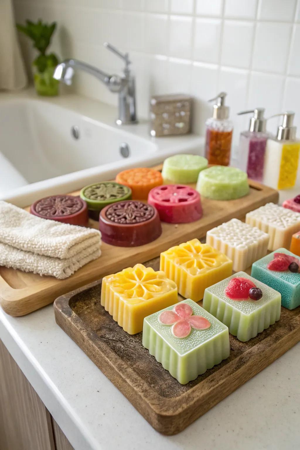 Create a spa-like experience at home with a DIY soap kit.