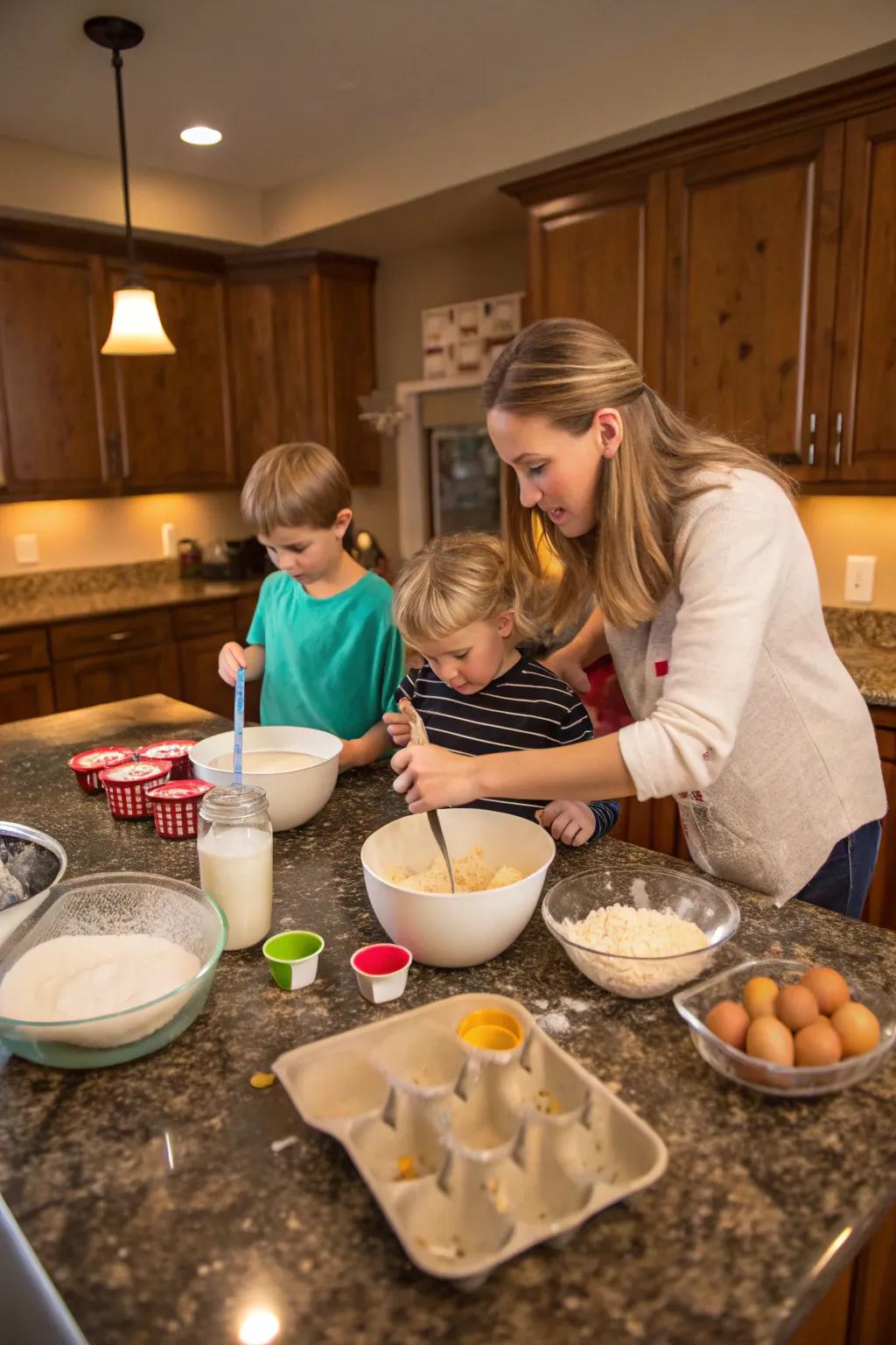 Sweet moments await with a family baking kit.