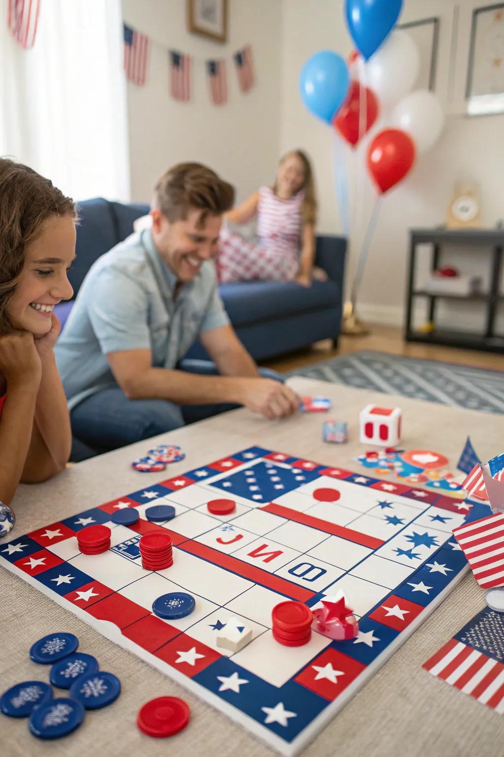 Game on: A board game for patriotic play