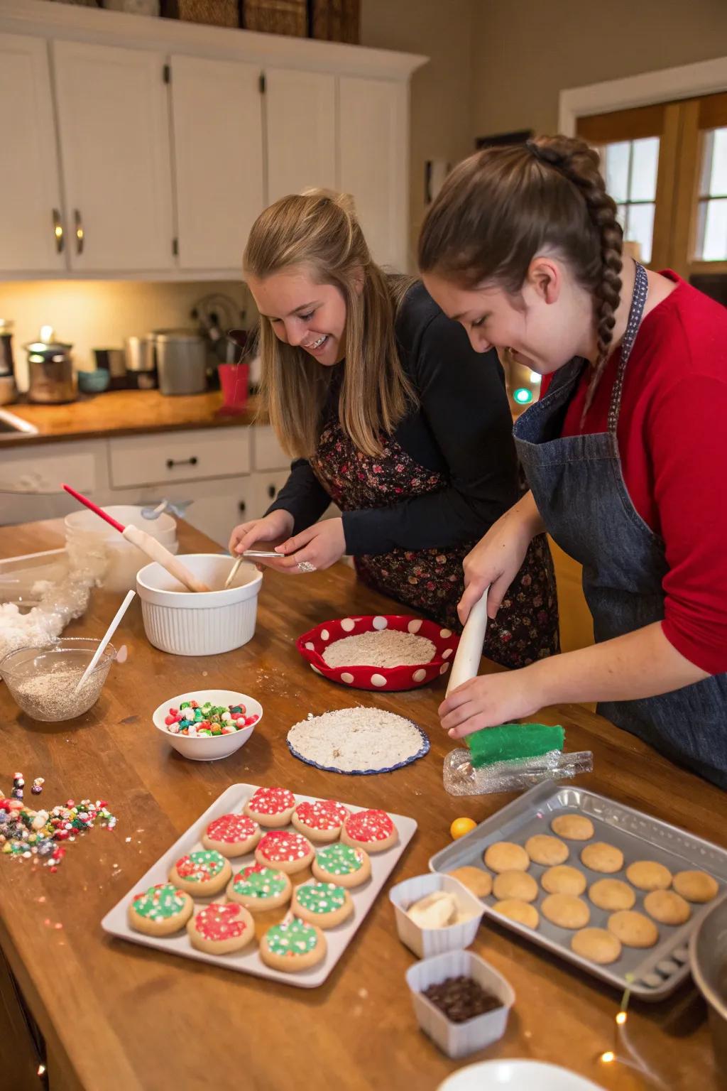 Whip up festive treats with a holiday baking challenge at Friendsmas.