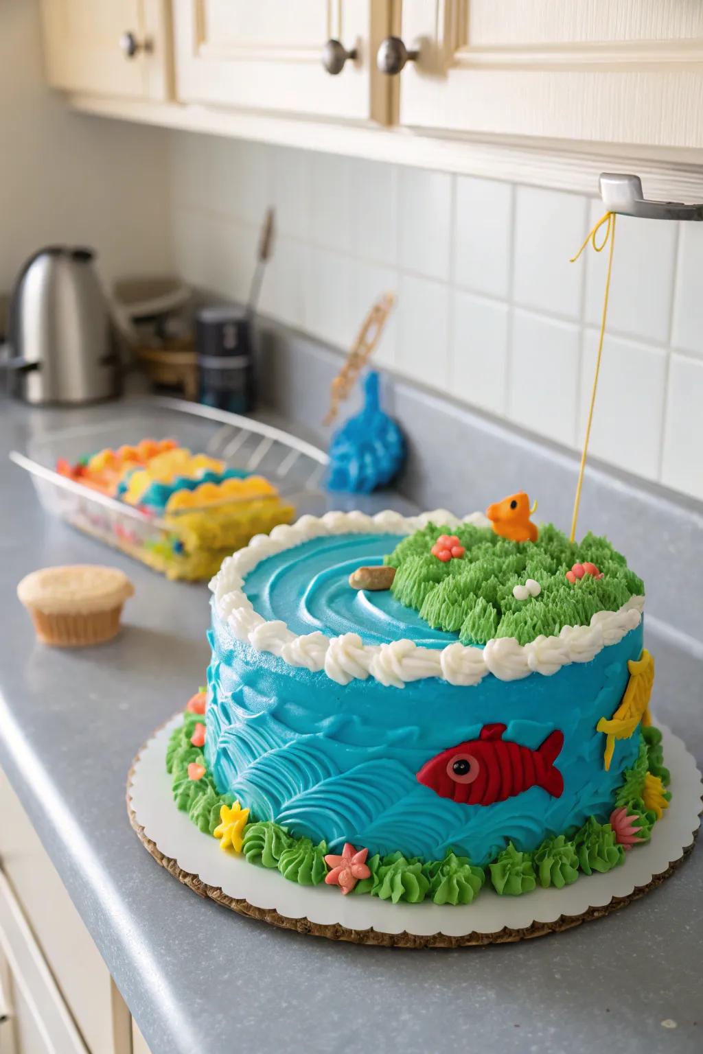 A themed cake is a delicious and creative way to celebrate Father's Day.