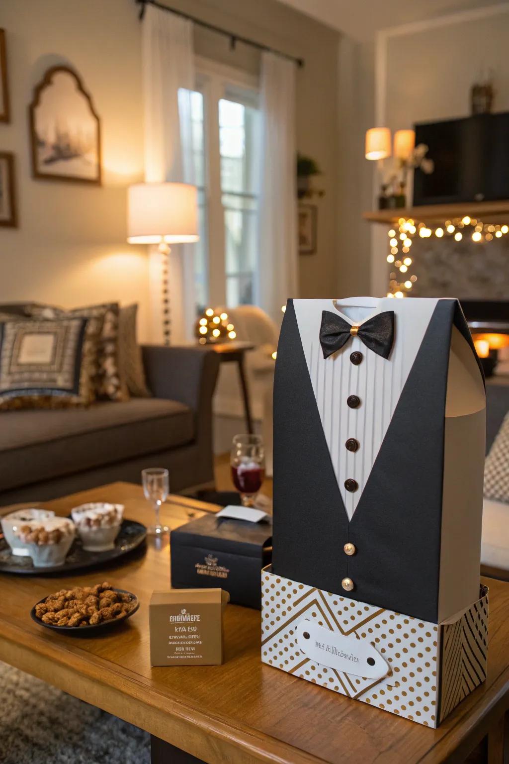 Surprise your pet-loving friends with a pet butler prank box.