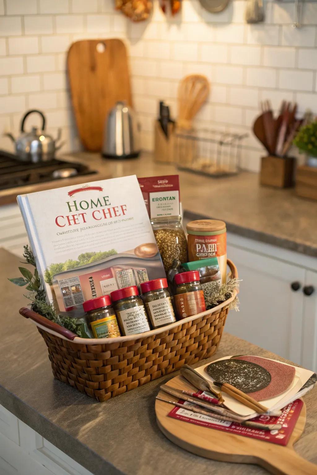 Inspire their cooking with a home chef's basket.