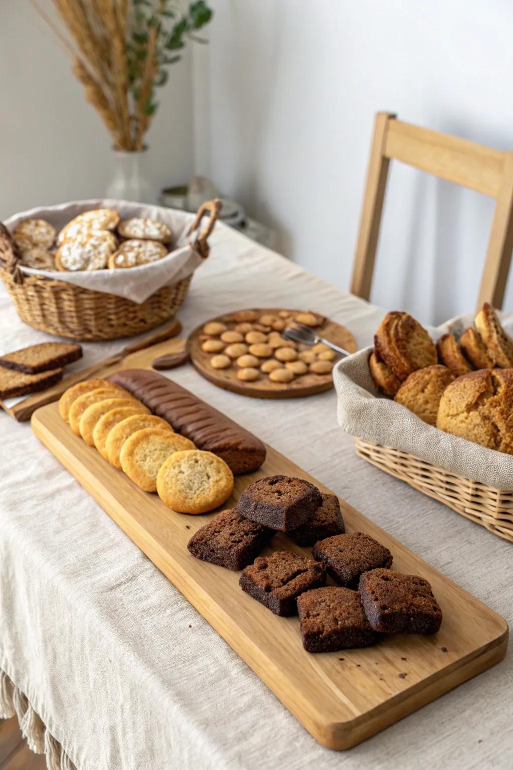 Delight in the simple pleasure of homemade treats, crafted with love and presented with elegance.