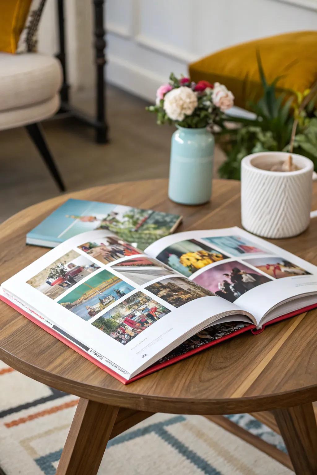 A unique coffee table book that adds character to any living space.