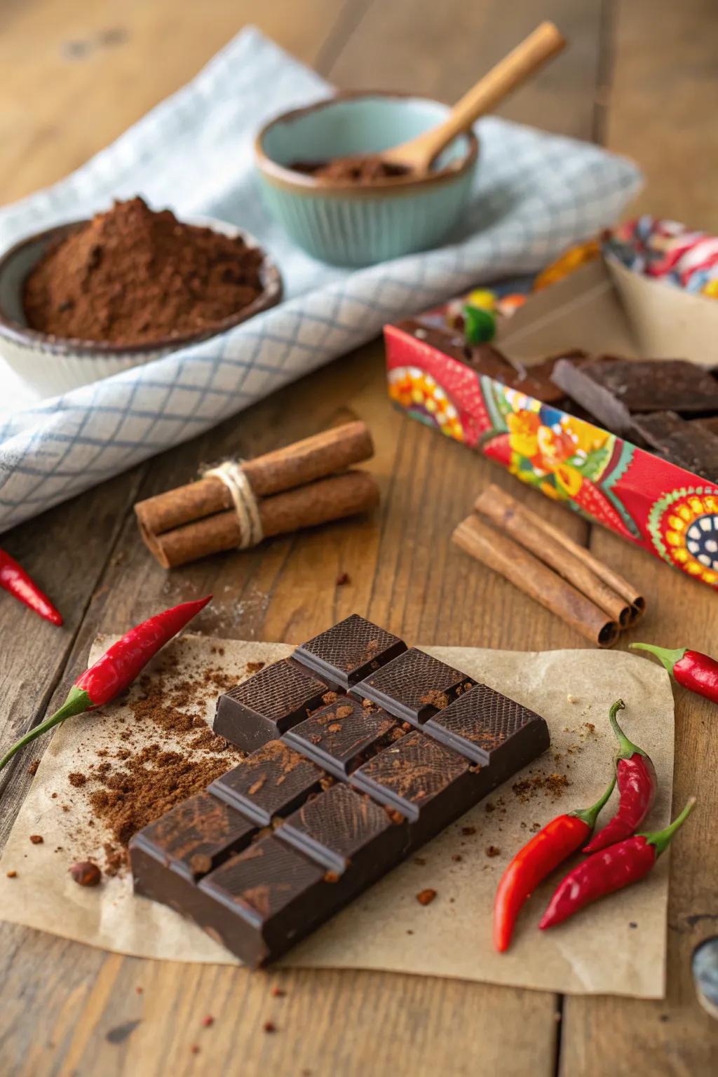 Savor the rich flavors of Mexican chocolate, a treat for the senses.