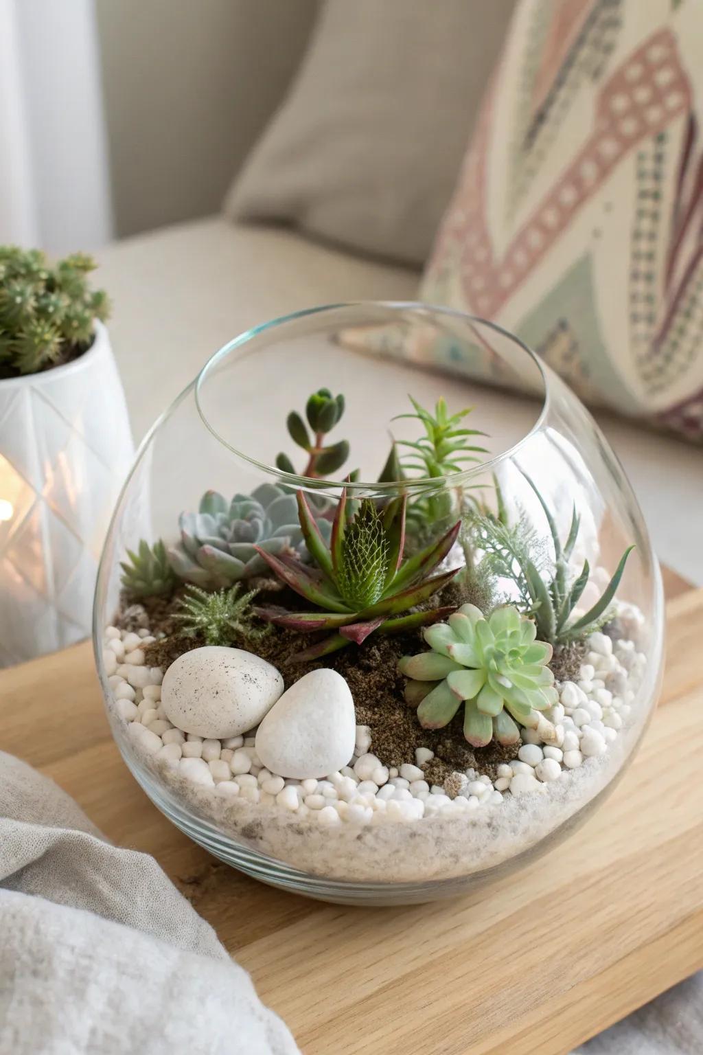 Bring nature indoors with this charming DIY terrarium—a perfect handmade gift idea!