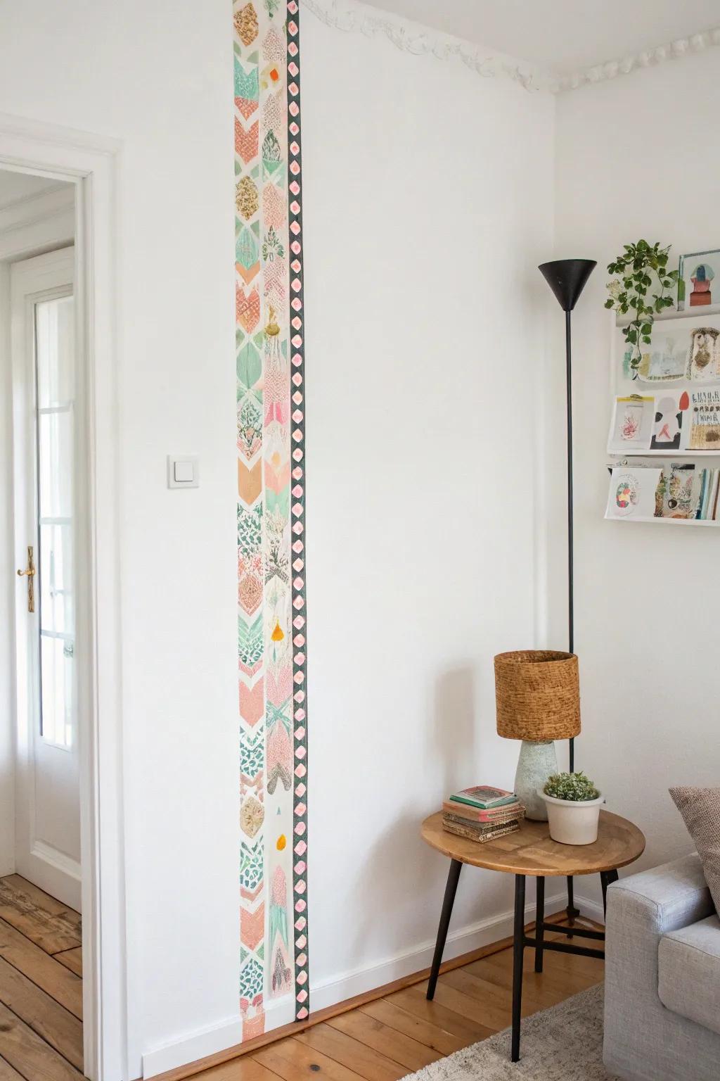 Transform your cords into art with washi tape for a stylish and personalized touch!