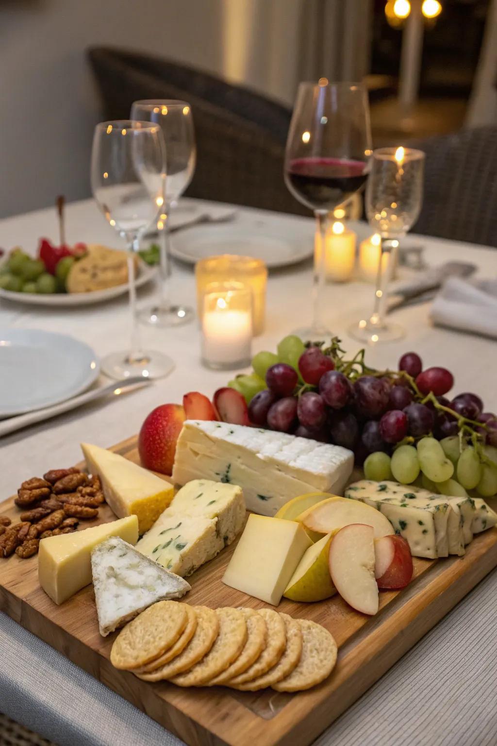 Enhance entertaining with an artisanal cheese board.