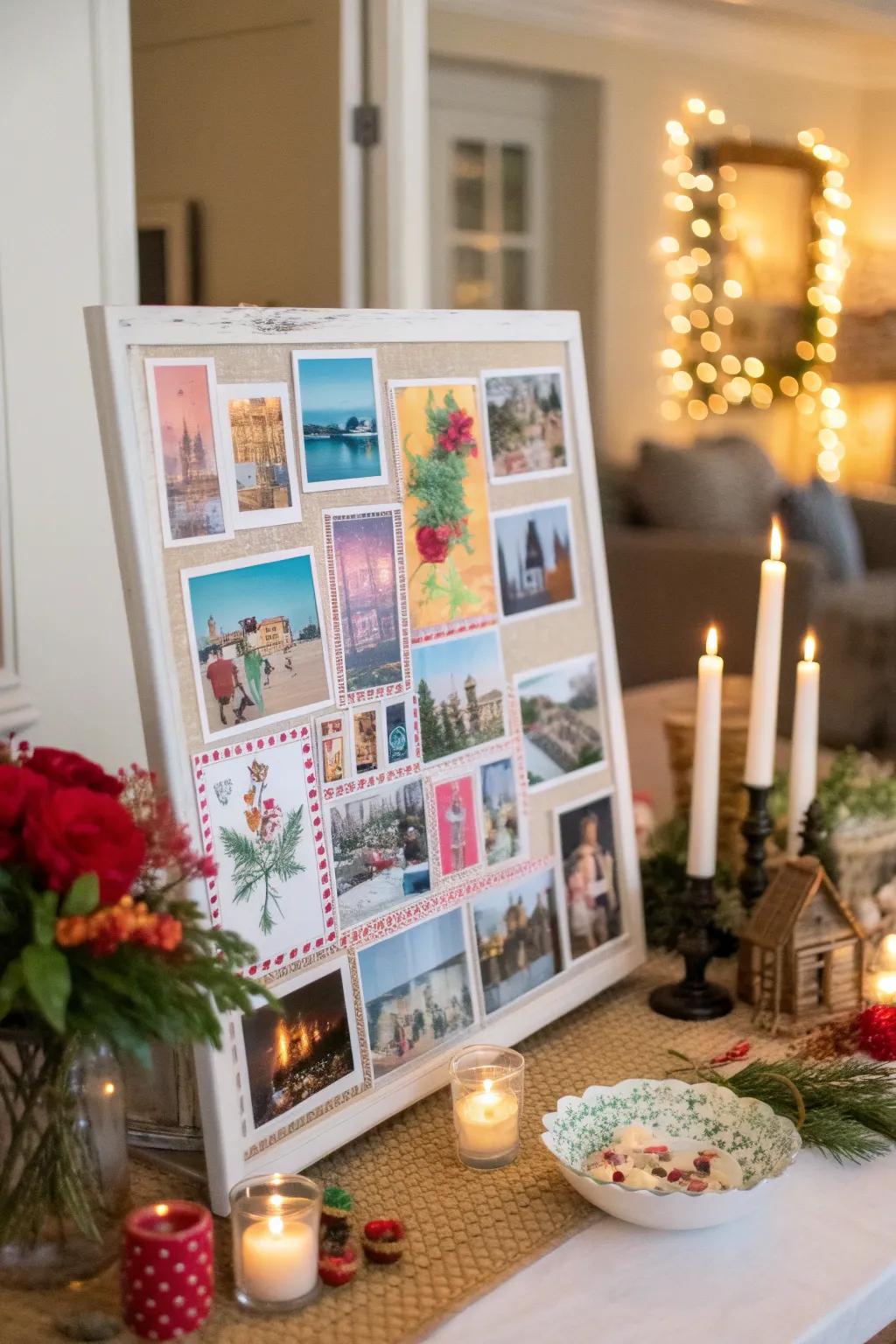 Celebrating the seasons with a festive vision board.