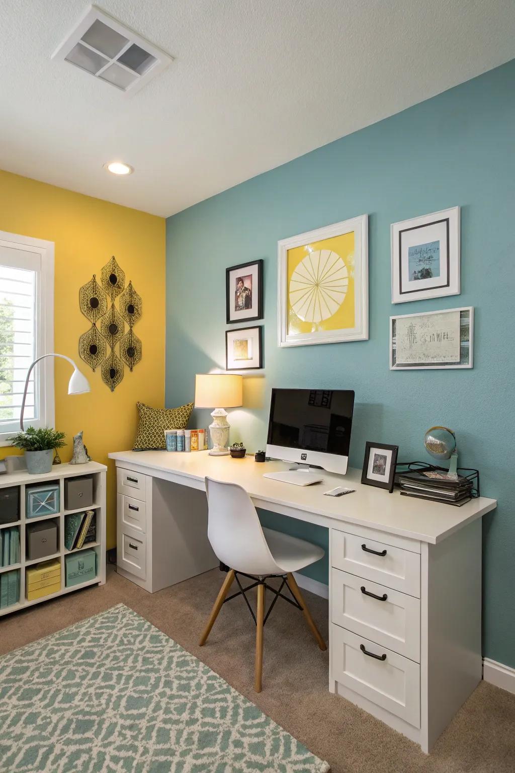 Colors can influence your mood and enhance productivity.