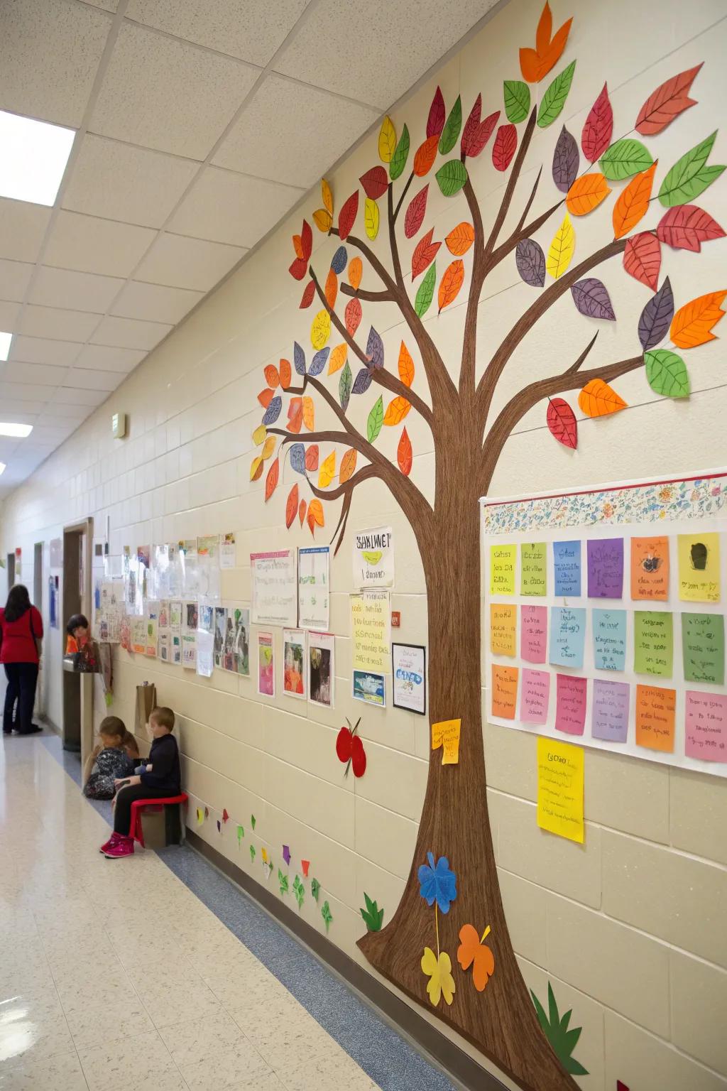 A tree that celebrates knowledge and growth.