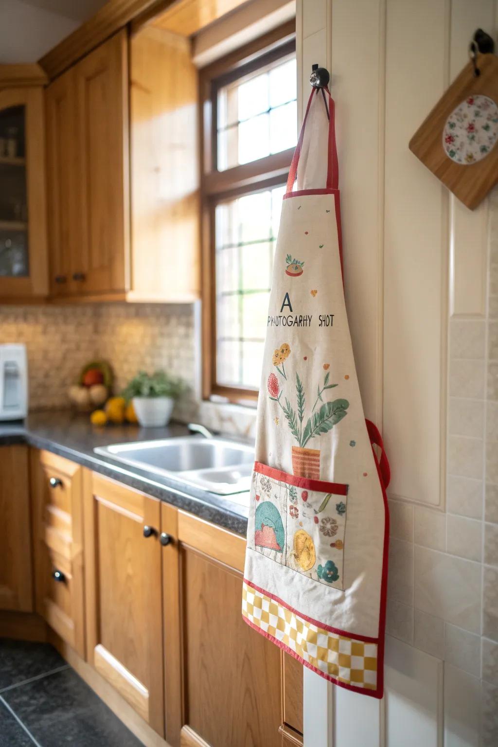 A personalized apron perfect for culinary adventures.