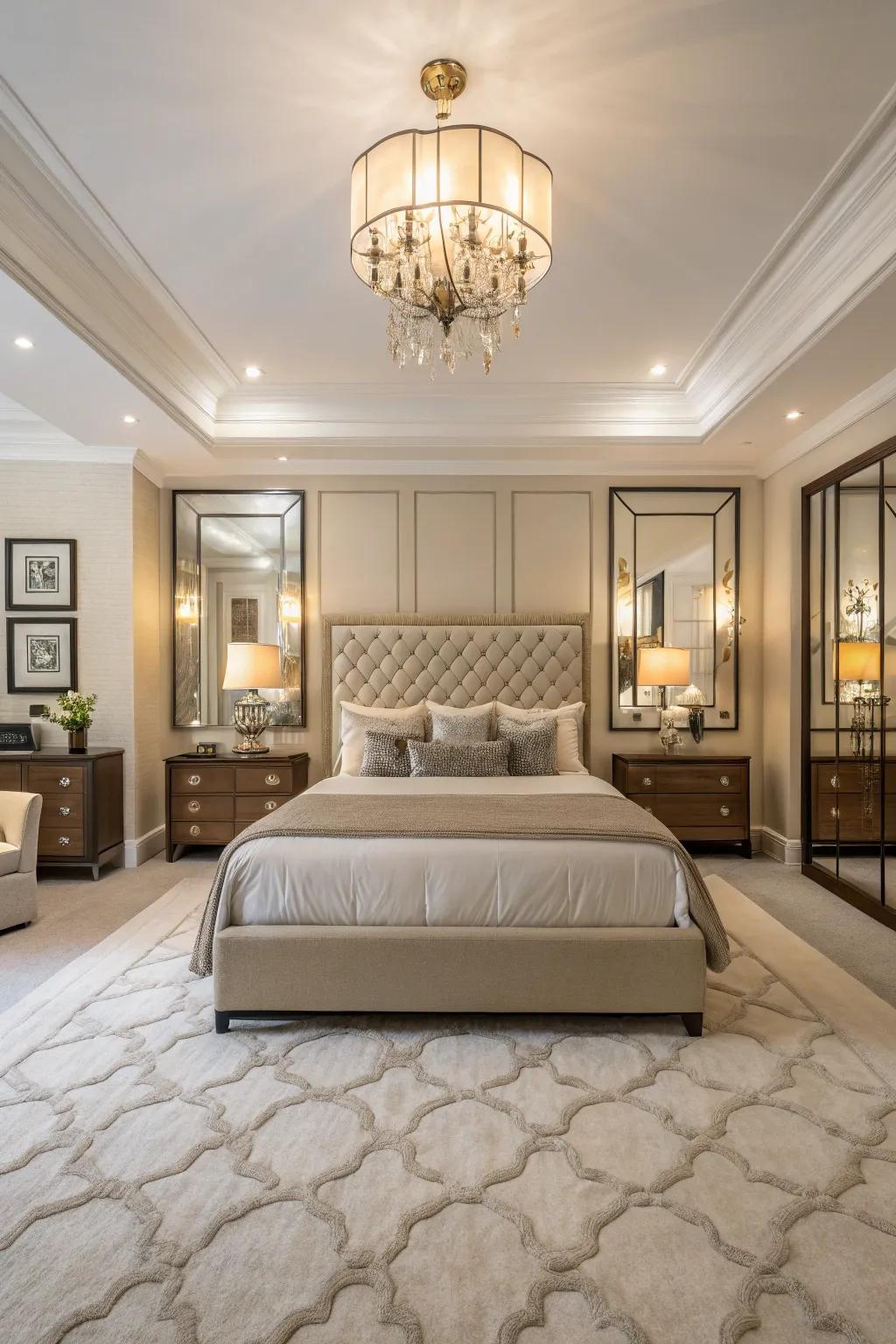 Achieve harmony in your master suite with symmetrical design.