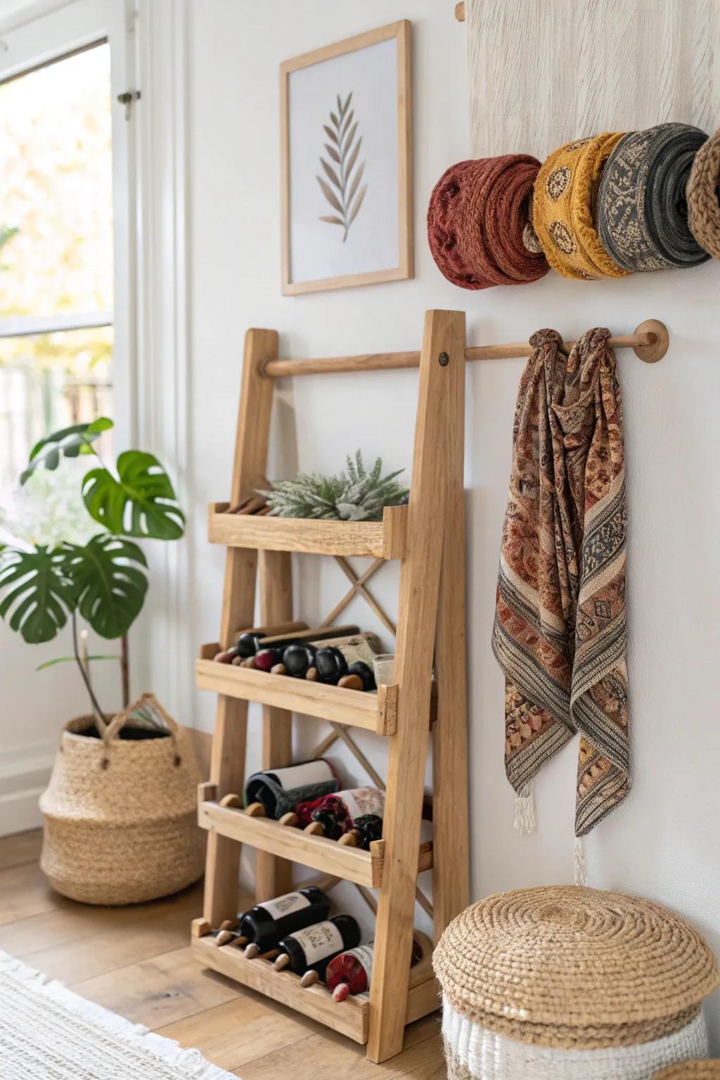 Transform your space with this chic headband storage idea!